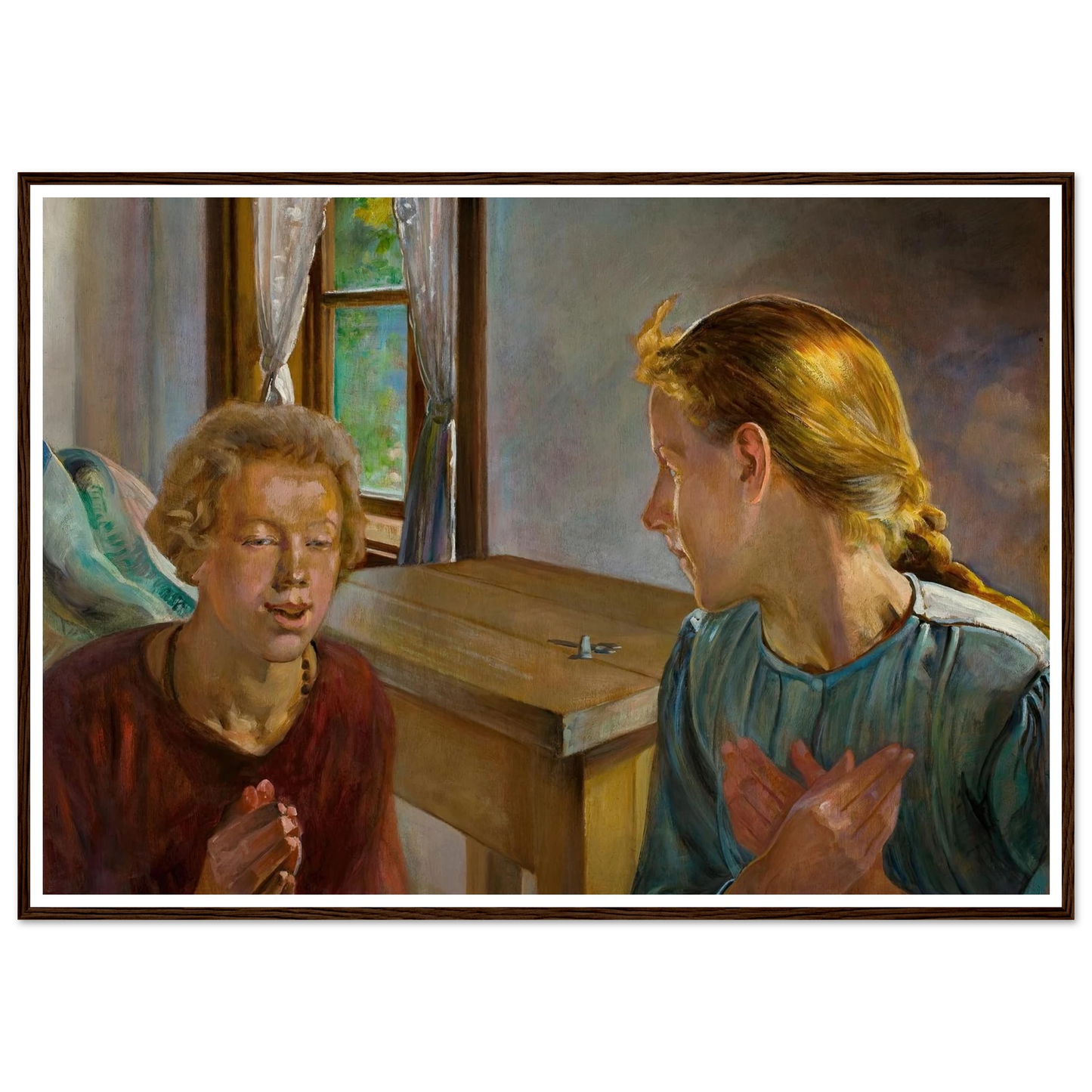 Annunciation (1923) Art Print | Jacek Malczewski-Quipham Collections