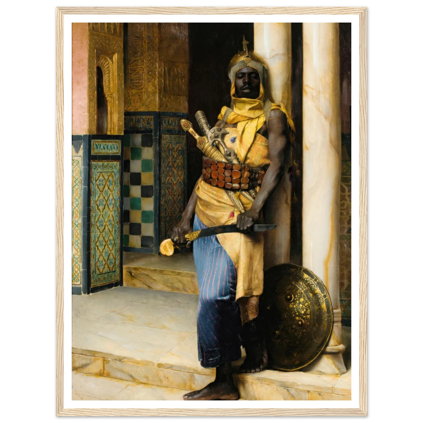 Guarding the Palace (1888) Art Print | Ludwig Deutsch-Quipham Collections