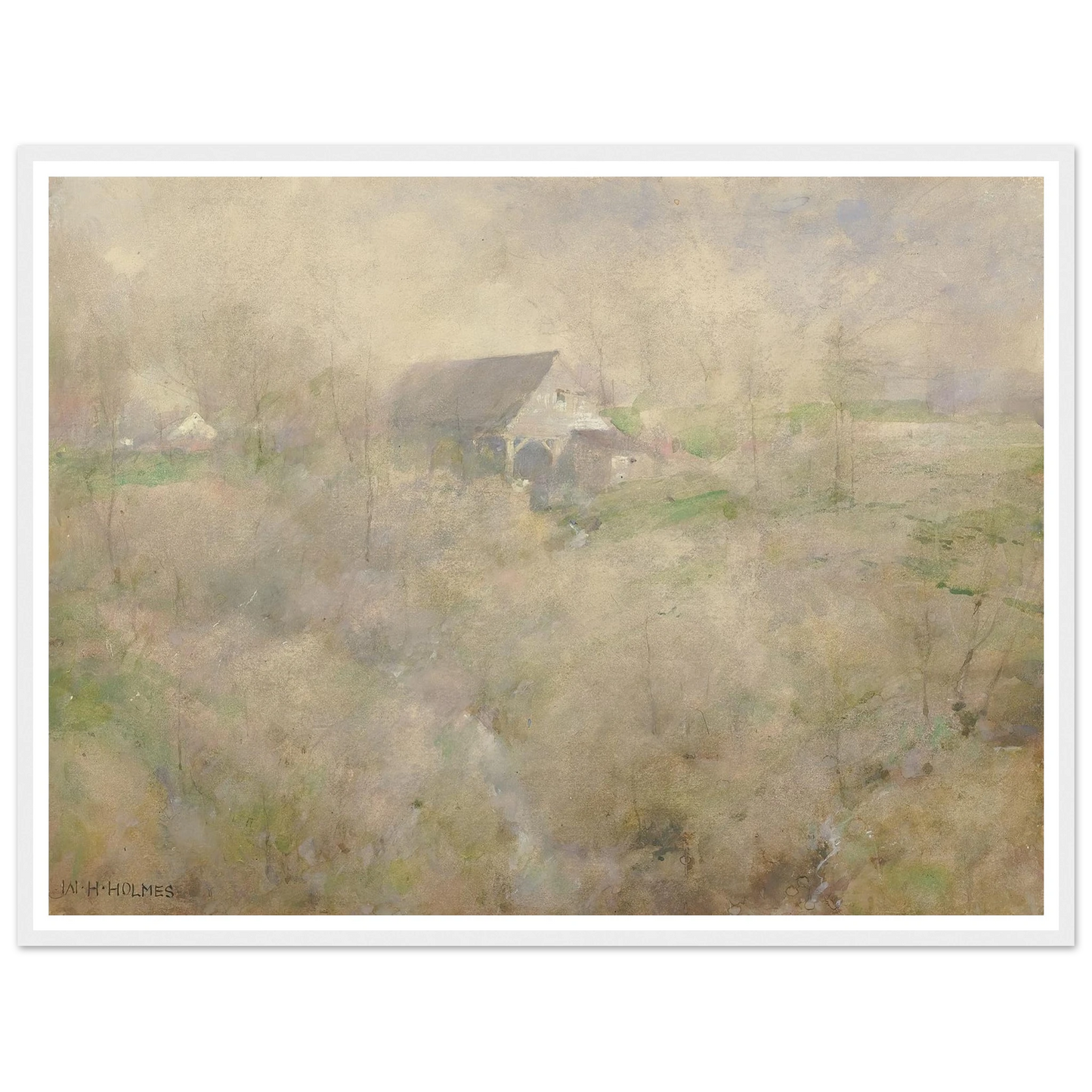My Old Mill, Holmescroft, Near Rockville Art Print | William Henry Holmes-Quipham Collections