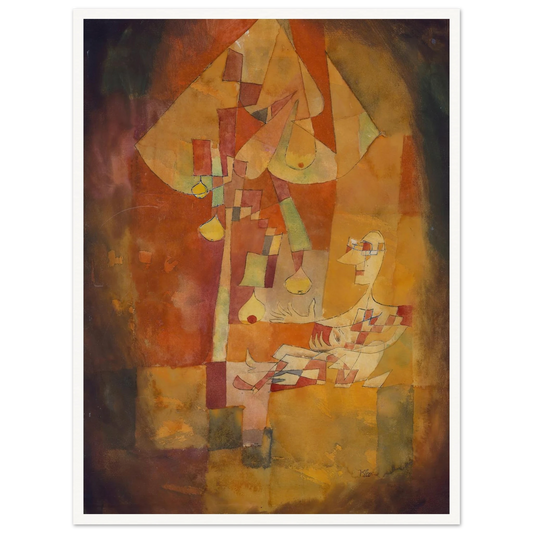 The Man Under the Pear Tree (1921) Art Print | Paul Klee-Quipham Collections