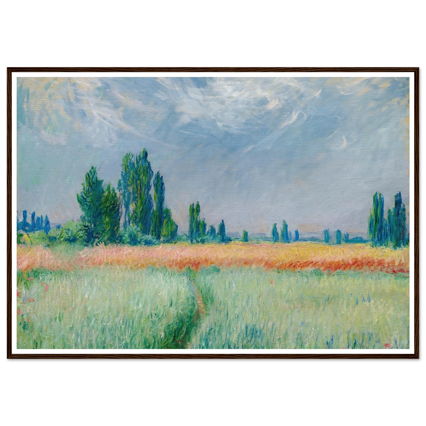 Champ De Blé (1881) Art Print | Claude Monet-Quipham Collections