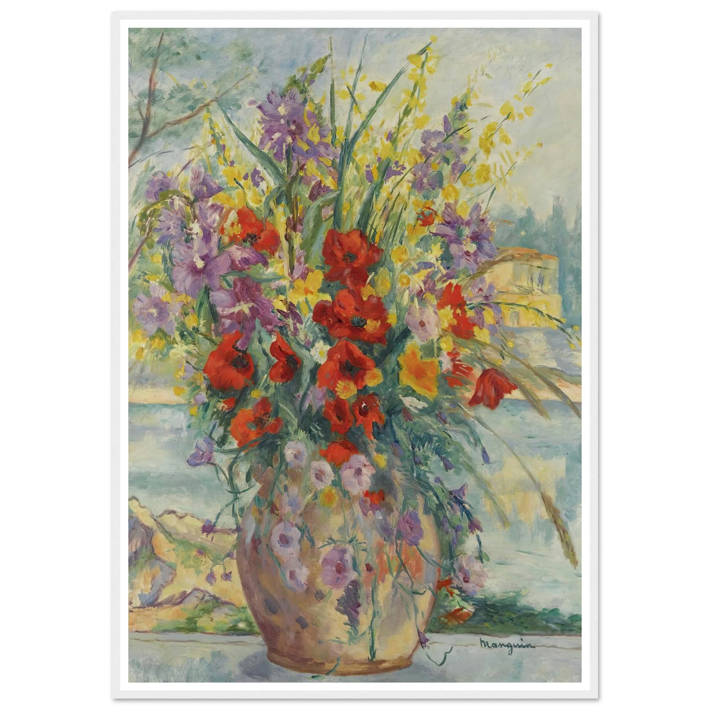 Fleurs Des Champs (1940) Art Print | Henri Manguin-Quipham Collections