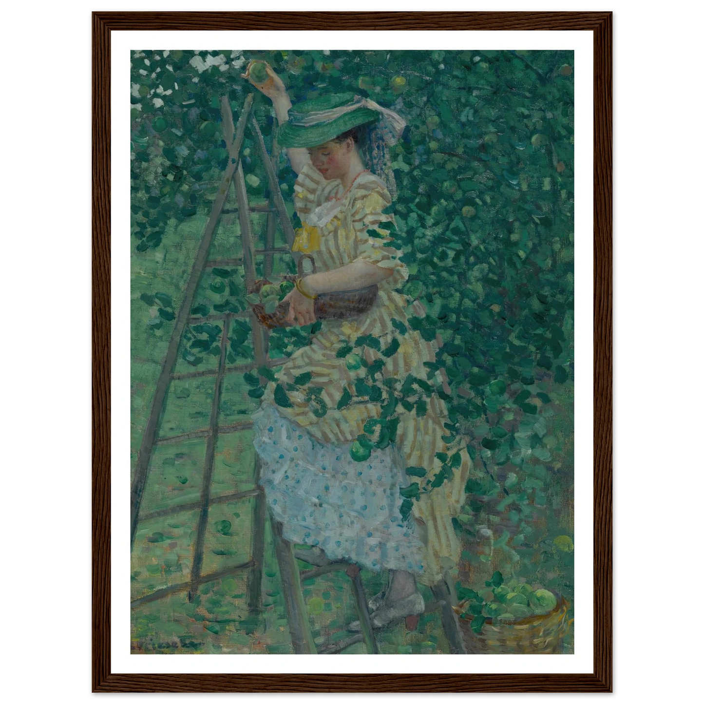 The Apple Tree (1908) Art Print | Frederick Carl Frieseke-Quipham Collections