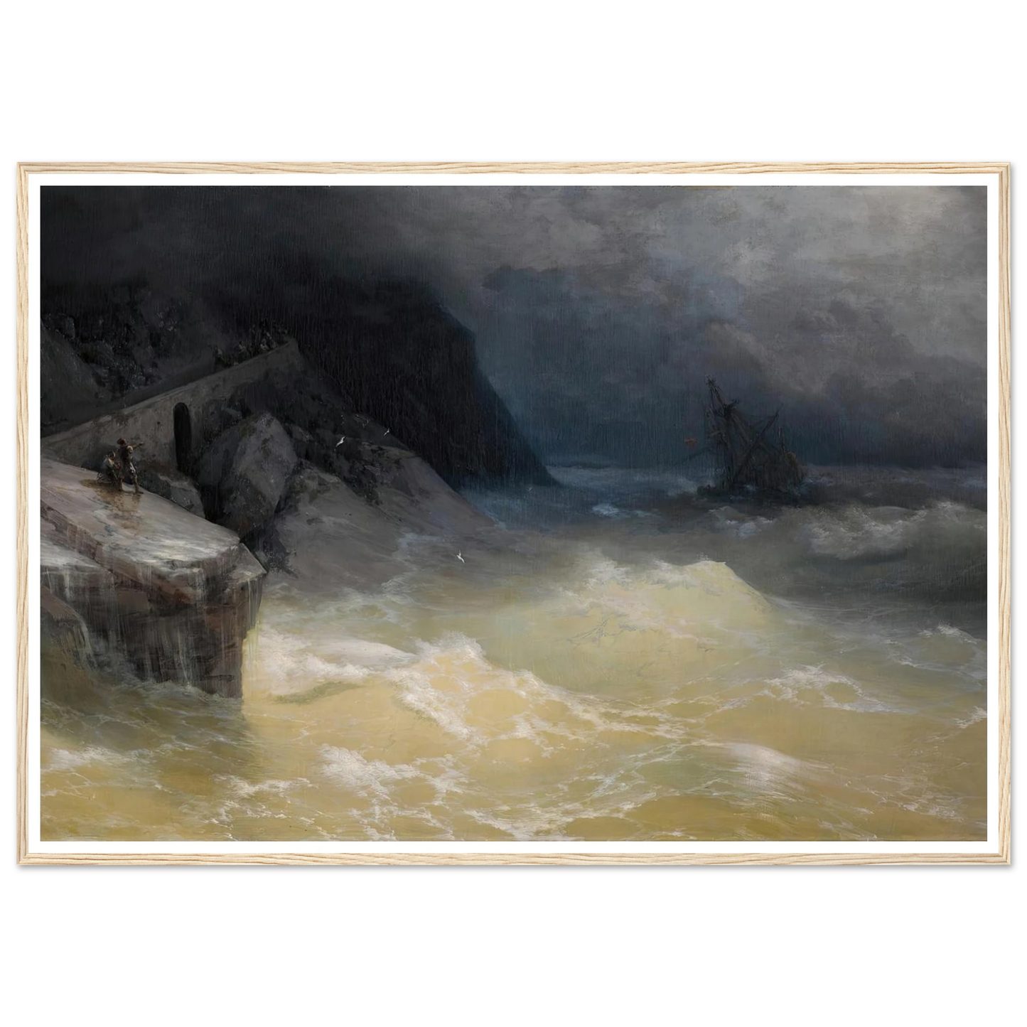 Shipwreck off the Black Sea Coast ( 1887) Art Print | Ivan Konstantinovich Aivazovsky-Quipham Collections