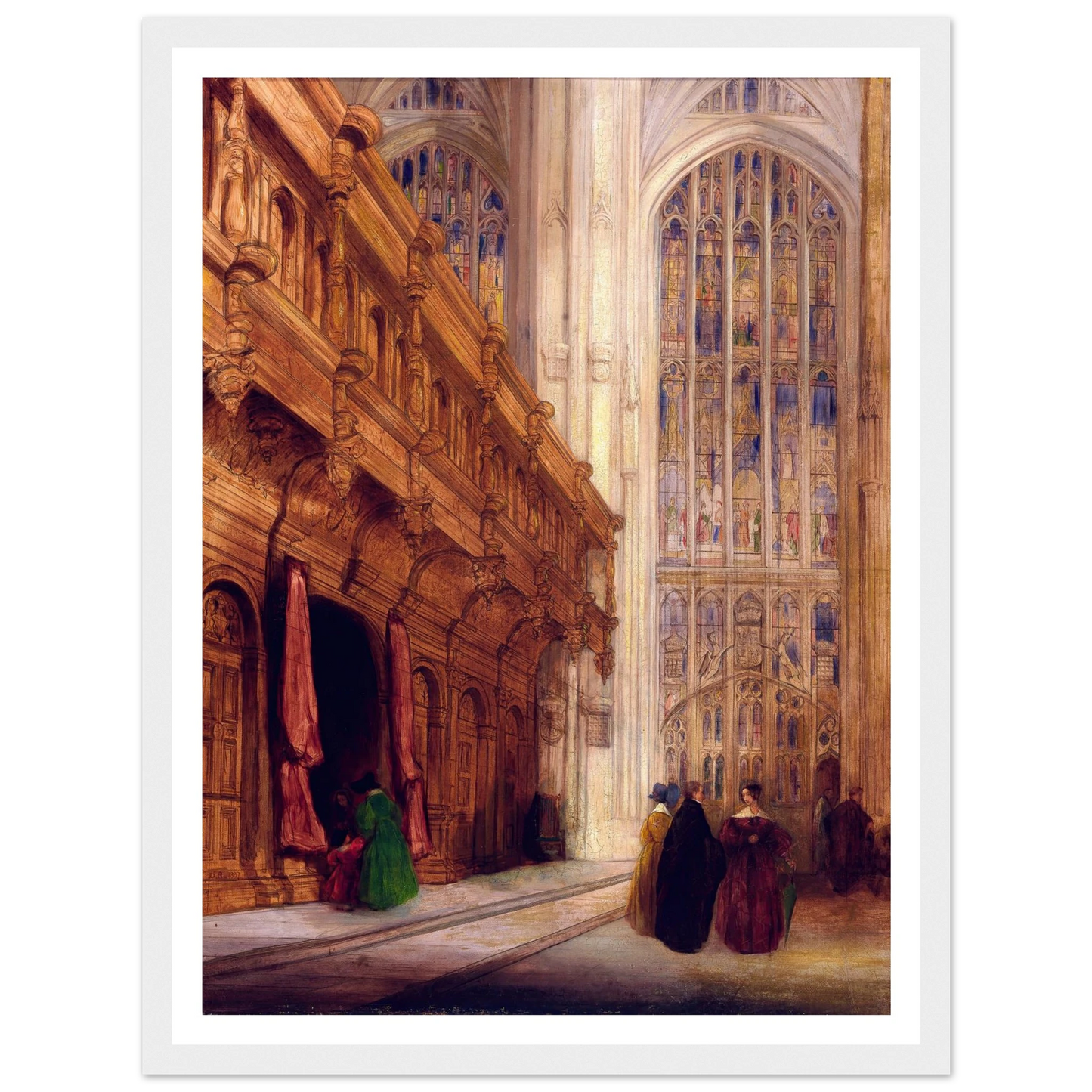 King’s College Chapel–Cambridge Art Print | David Roberts-Quipham Collections
