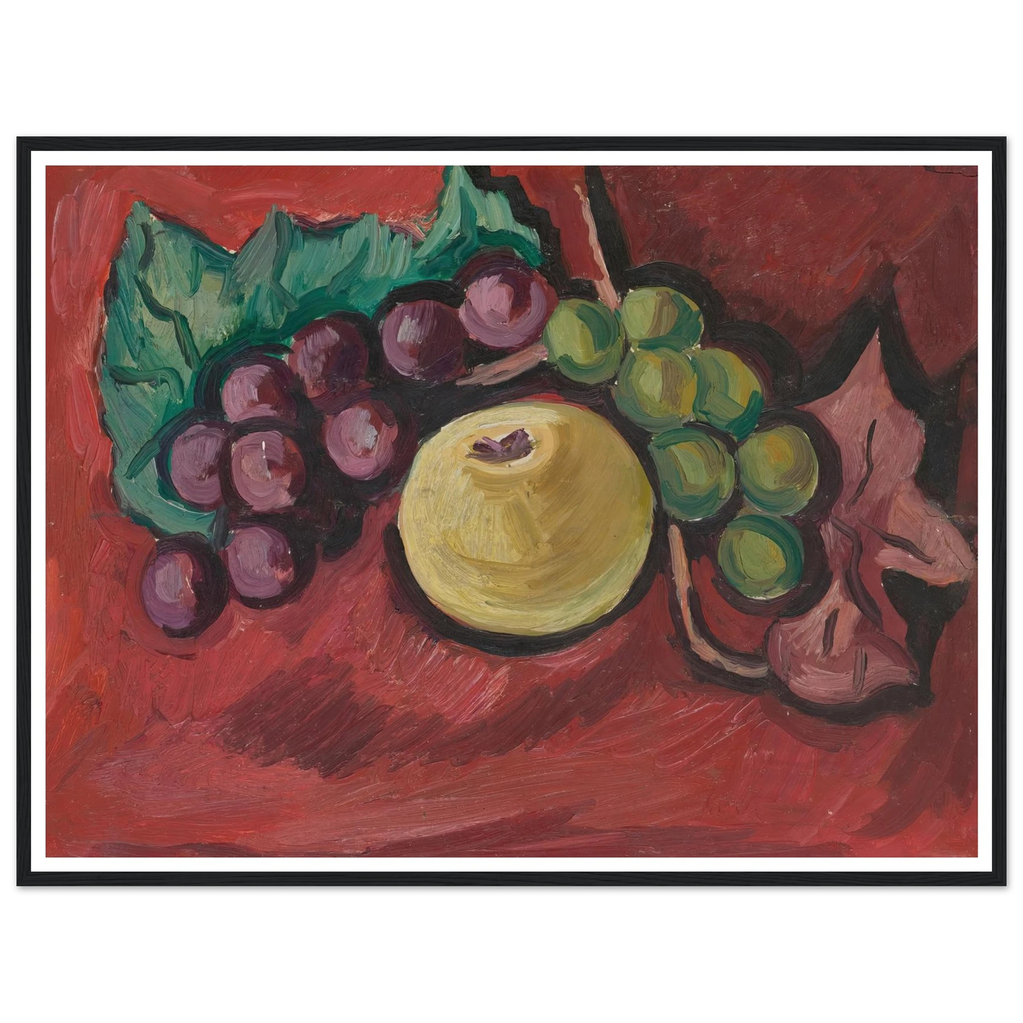 Still Life (1929) Art Print | Marsden Hartley - Framed Poster - 30x40 cm / 12x16″ - Black frame