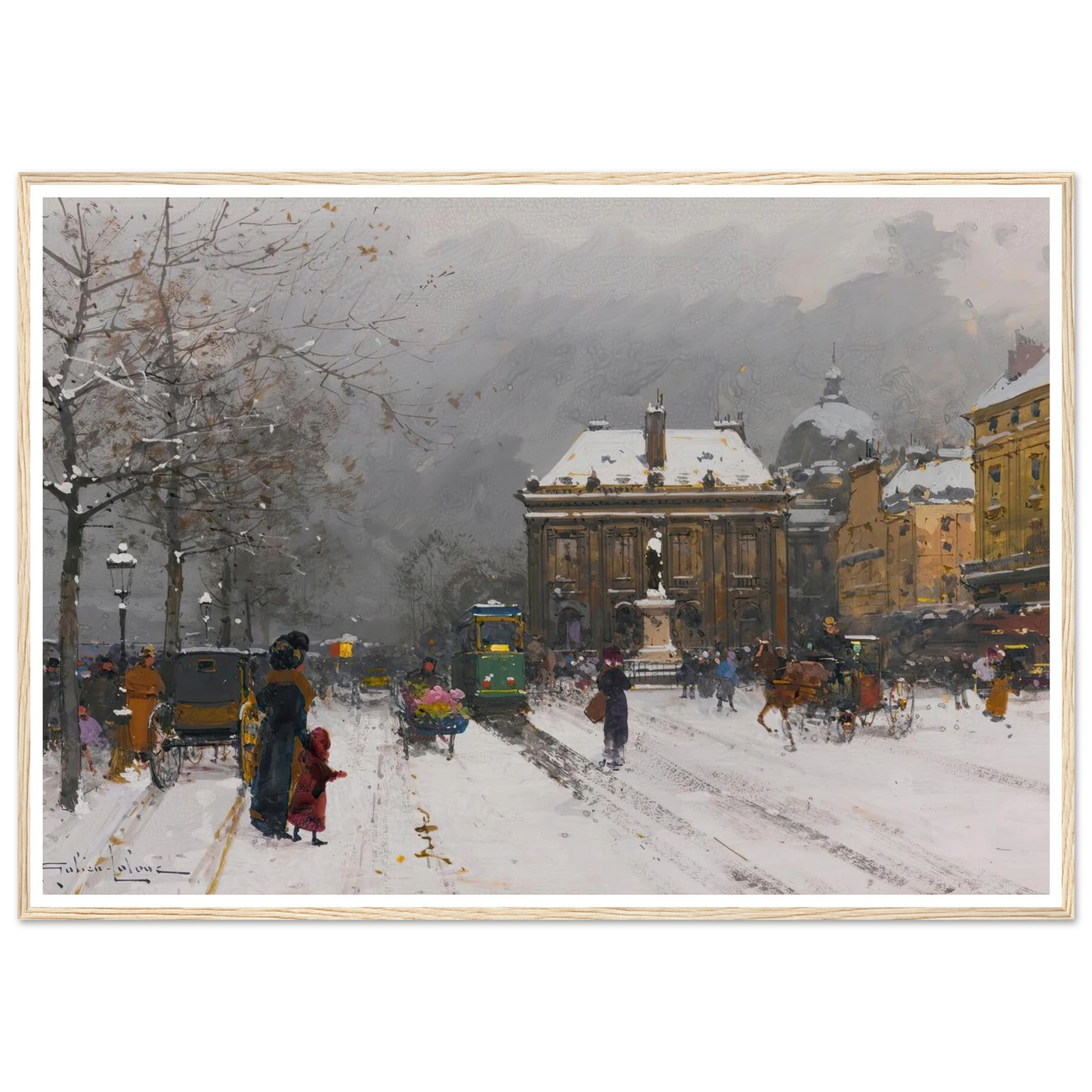 L’institut (Temps Mauvais) Art Print | Eugene Galien Laloue-Quipham Collections