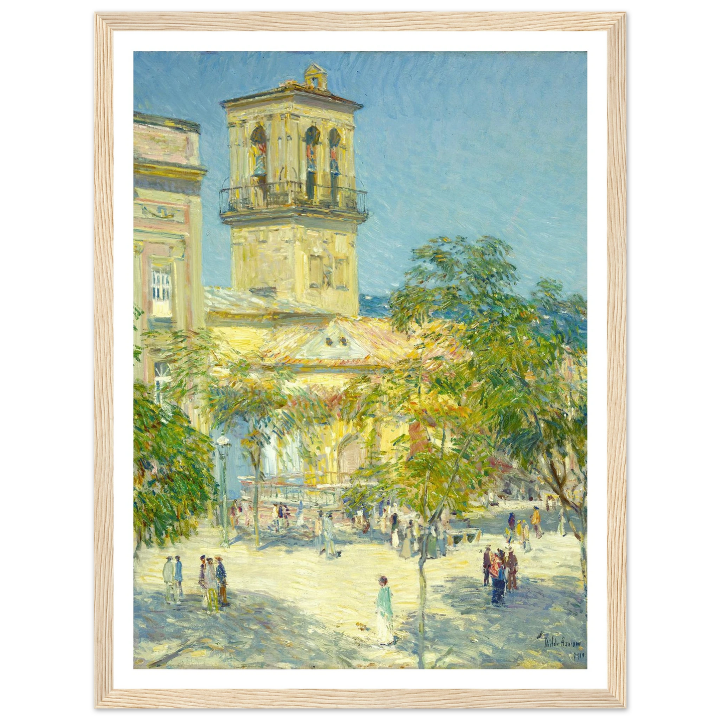 Street of the Great Captain, Córdoba (1910) Art Print | Childe Hassam-Quipham Collections