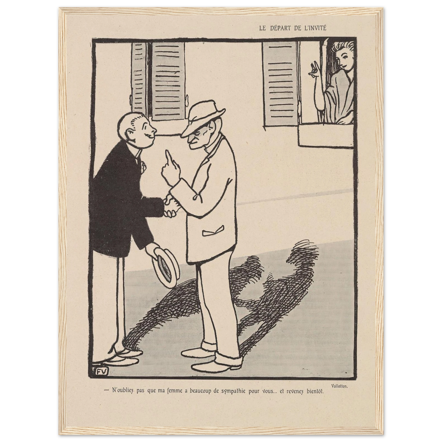 22 août 1903 Art Print | Felix Vallotton-Quipham Collections