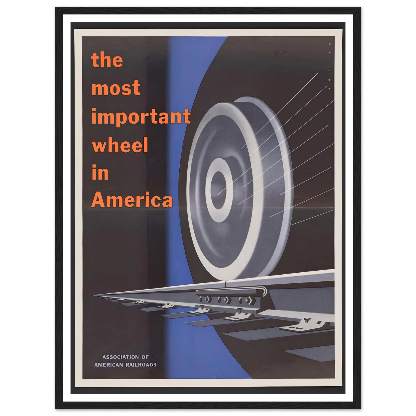 The most important wheels in America. (1952) Art Print | Joseph Binder-Quipham Collections