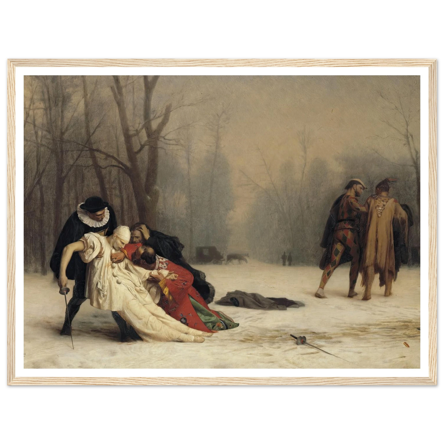 The Duel After the Masquerade (1857) Art Print | Jean Leon Gerome-Quipham Collections