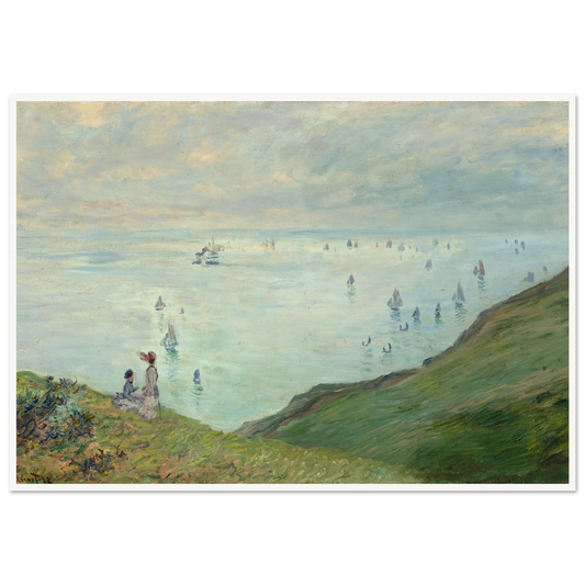 Cliffs at Pourville (1882) Art Print | Claude Monet-Quipham Collections
