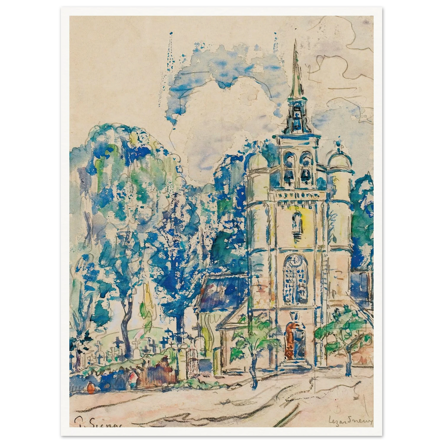 Lezardieux Art Print | Paul Signac-Quipham Collections