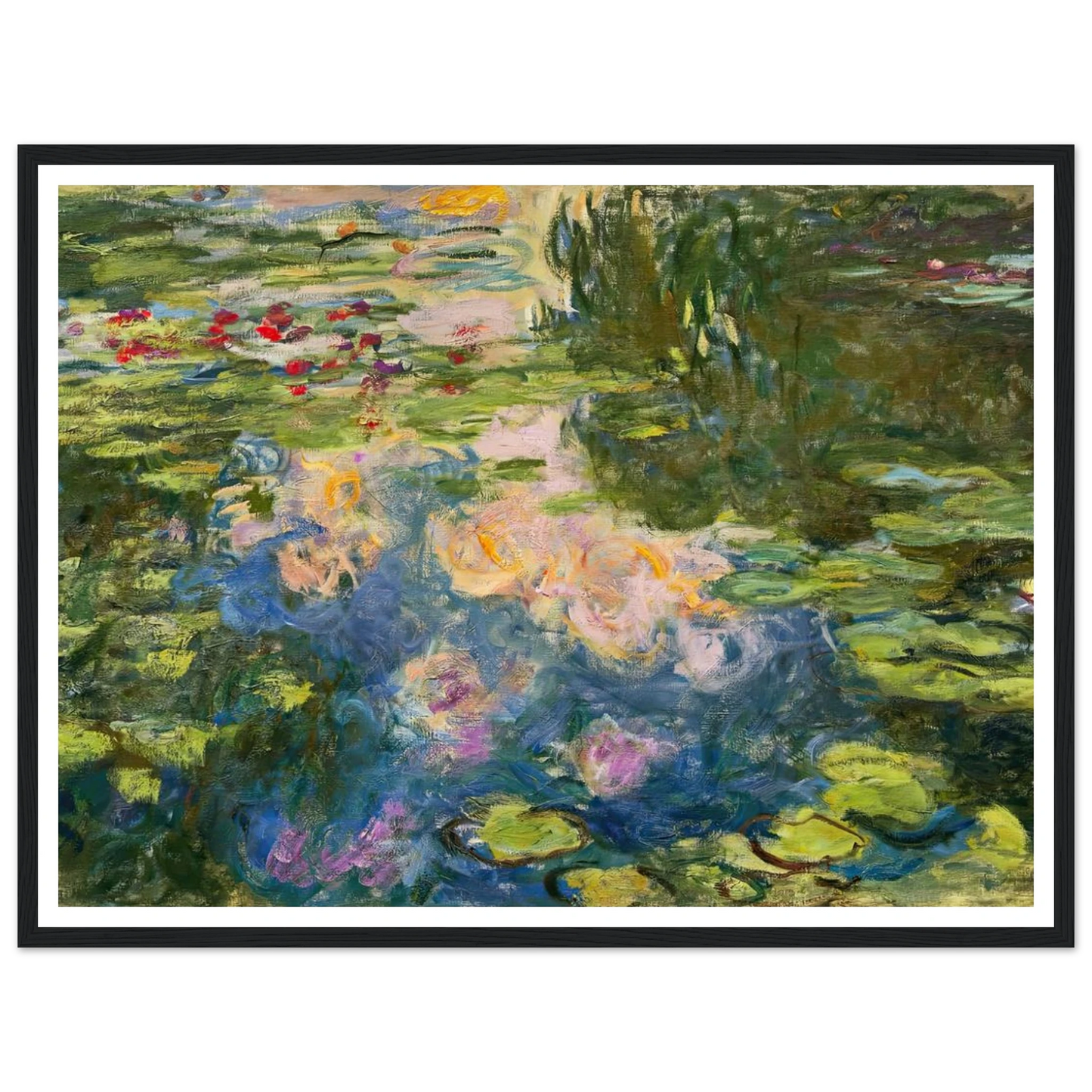 Le Bassin aux nymphéas (1917-19) Art Print | Claude Monet-Quipham Collections