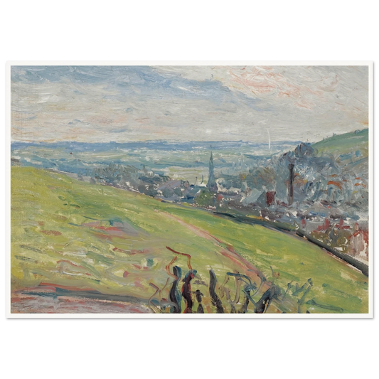 Environs De Rouen (1883) Art Print | Camille Pissarro-Quipham Collections