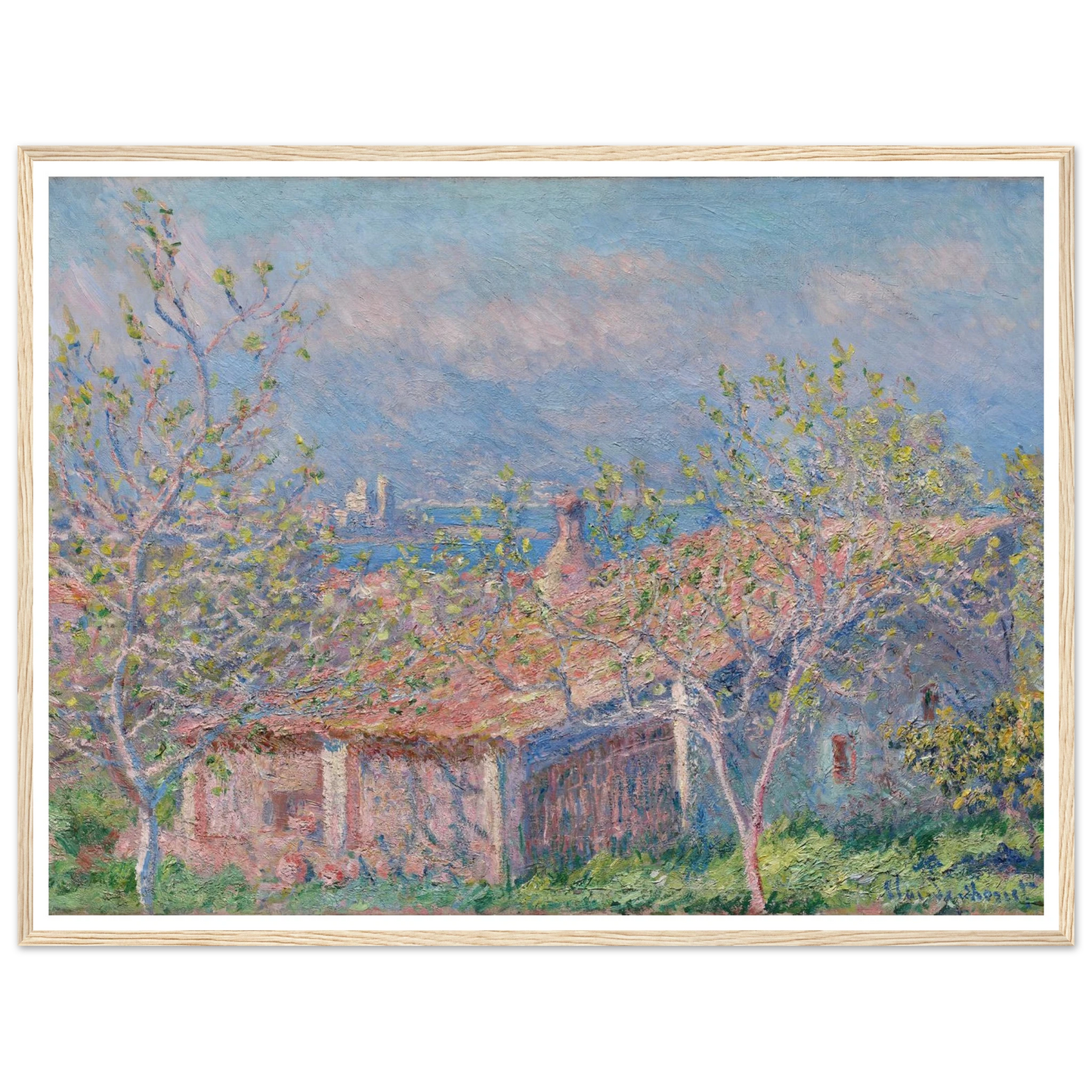 Gardener’s House at Antibes (1888) Art Print | Claude Monet-Quipham Collections