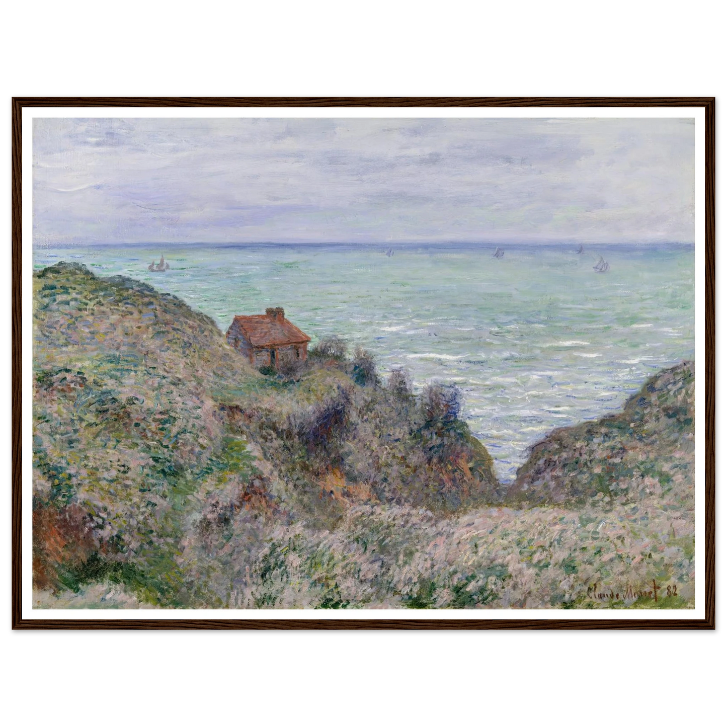Cabin of the Customs Watch (1882) Art Print | Claude Monet-Quipham Collections
