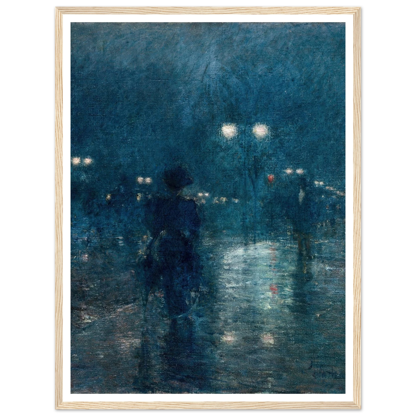 Fifth Avenue Nocturne (c. 1895) Art Print | Childe Hassam-Quipham Collections