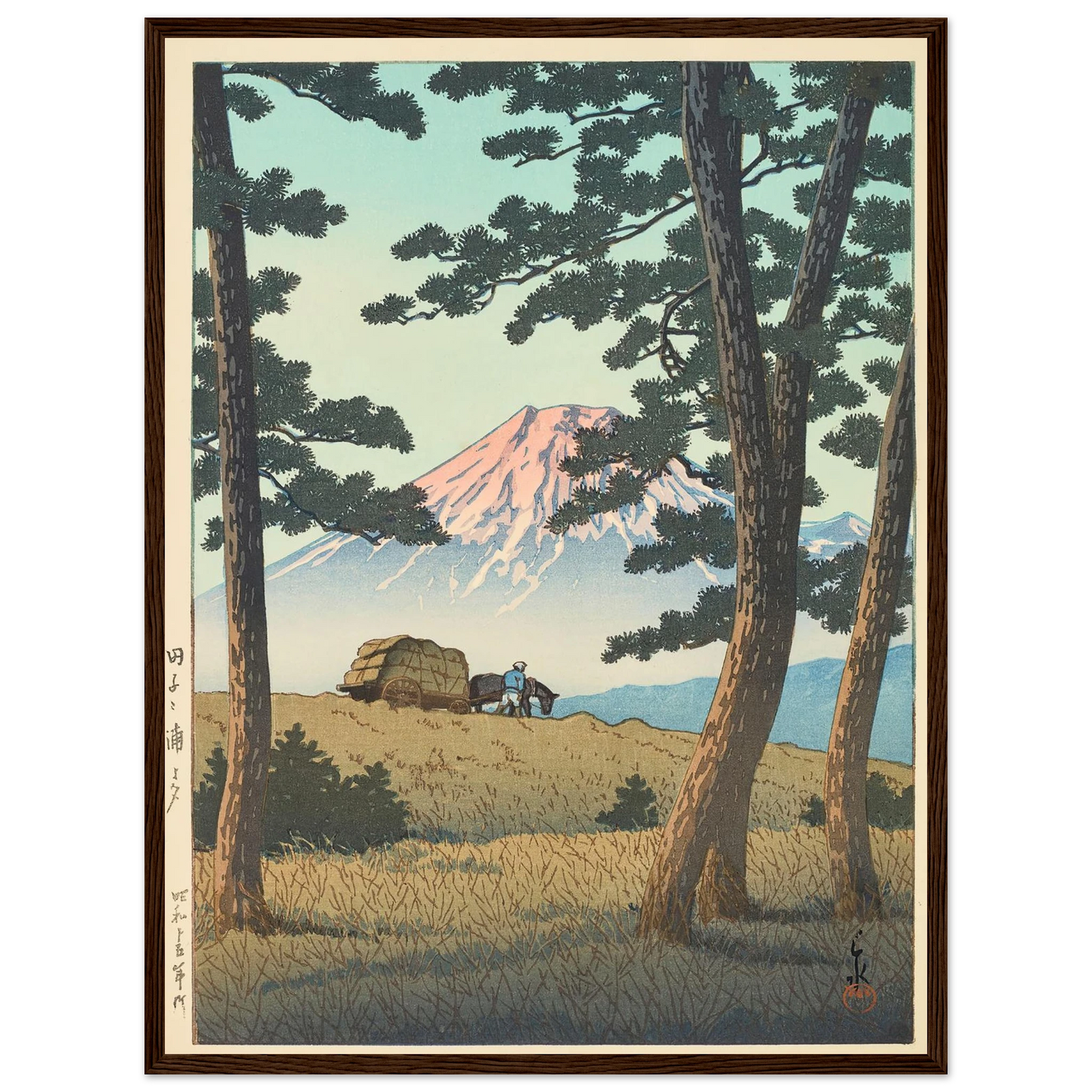 Tago no ura no yube (Evening at Tago Bay) (1940) Art Print | Kawase Hasui-Quipham Collections