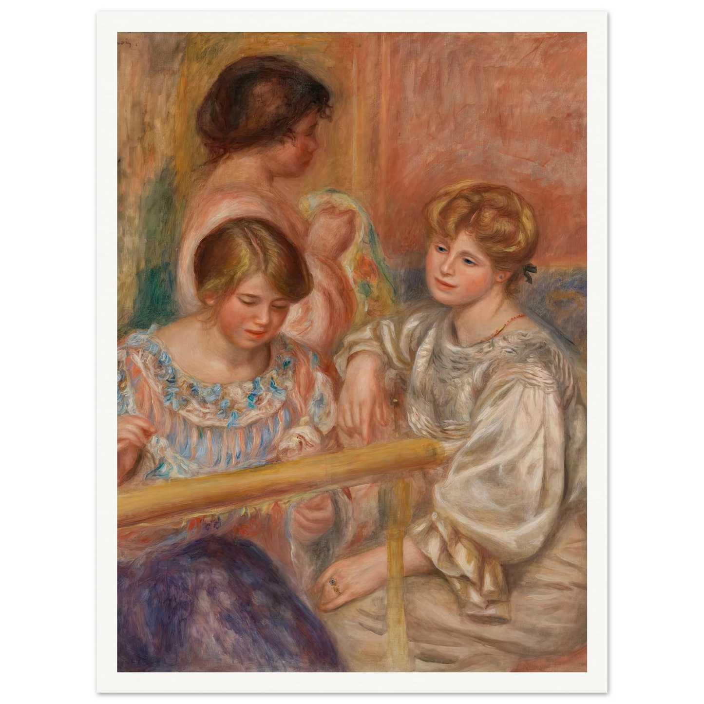 Embroiderers (Les Brodeuses) (c. 1902) Art Print | Pierre Auguste Renoir-Quipham Collections