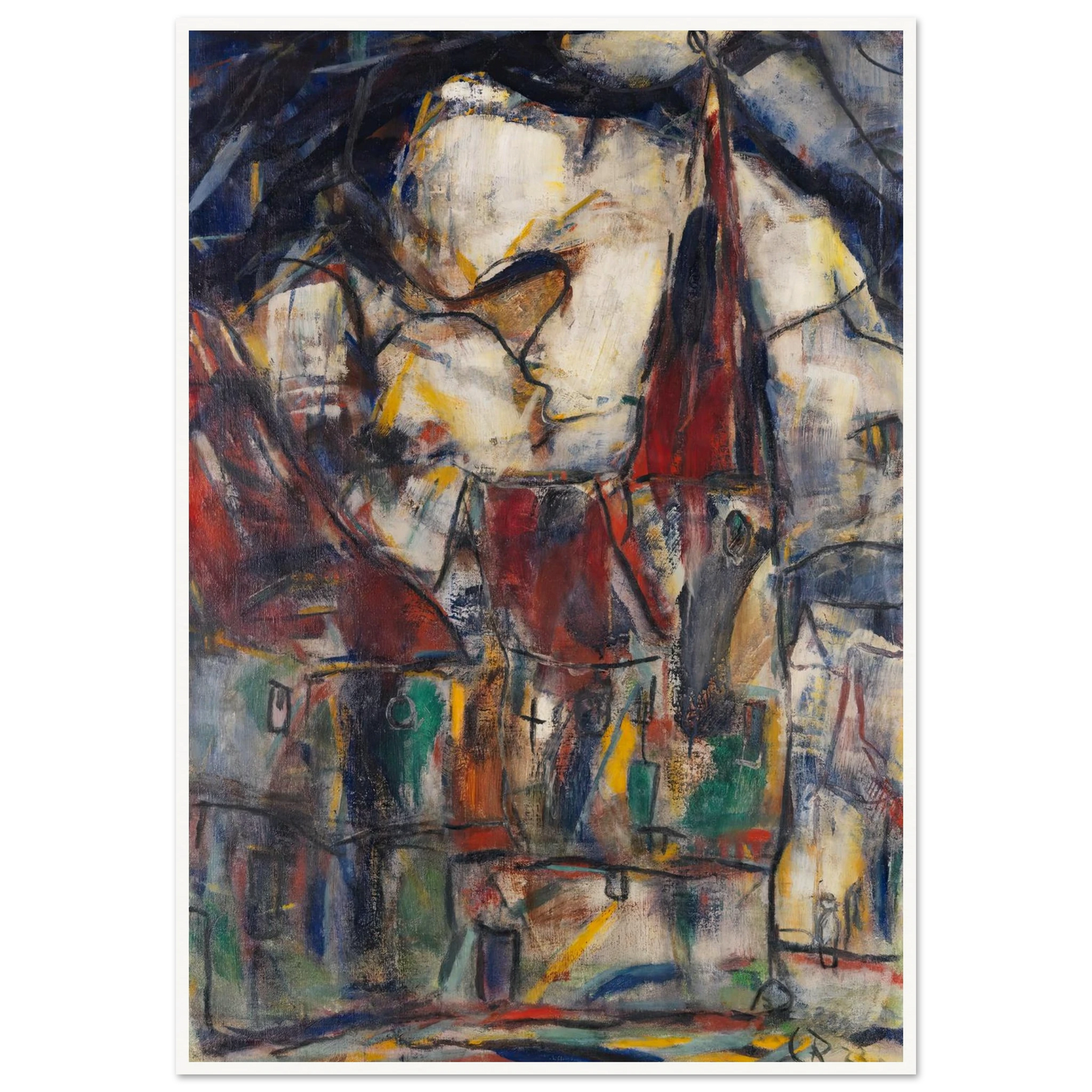 Aus Dinkelsbühl (1923) Art Print | Christian Rohlfs-Quipham Collections