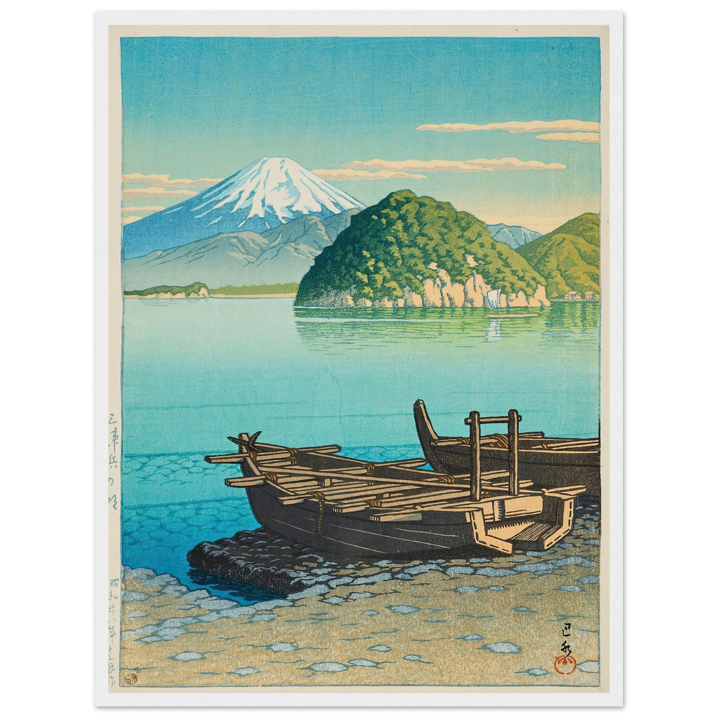 Mitohama no asa (Morning at Mitohama) (1953) Art Print | Kawase Hasui-Quipham Collections