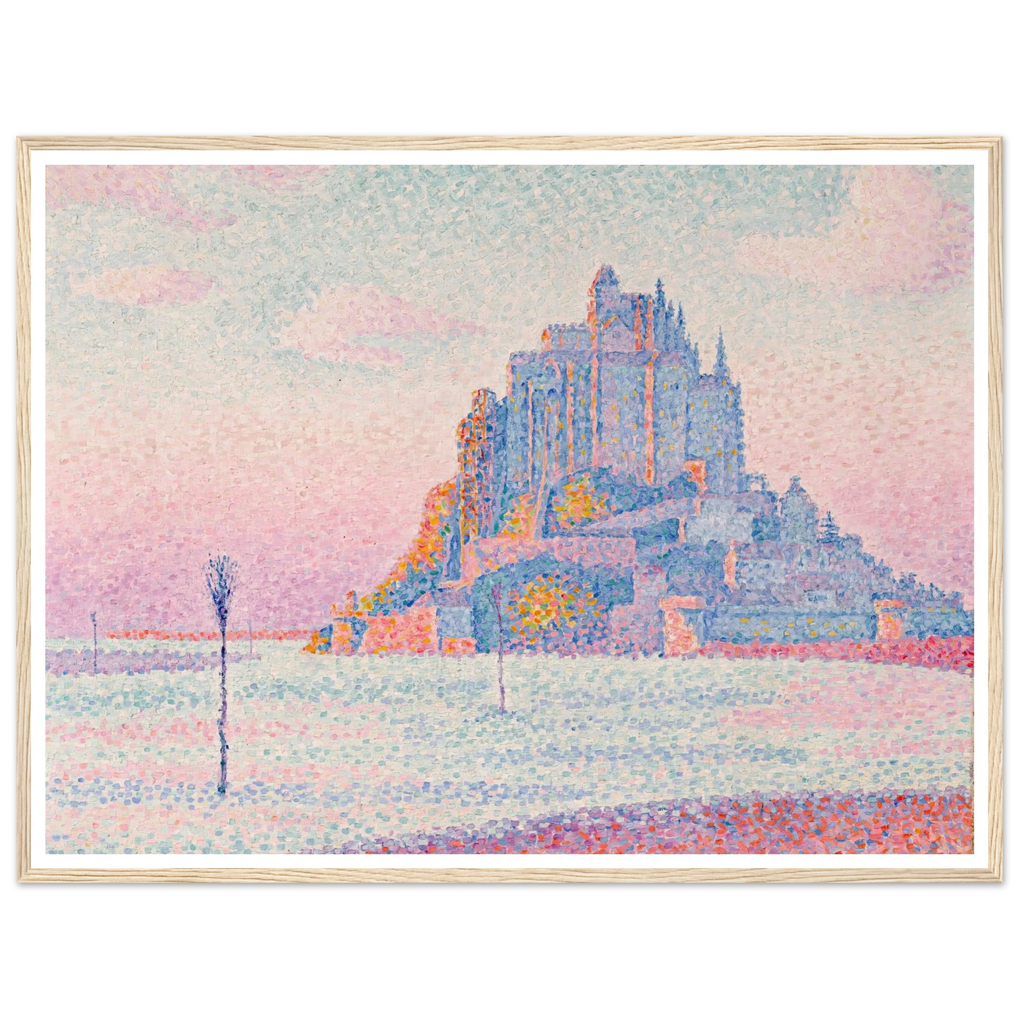 Mont Saint-Michel, Setting Sun (1897) Art Print | Paul Signac-Quipham Collections