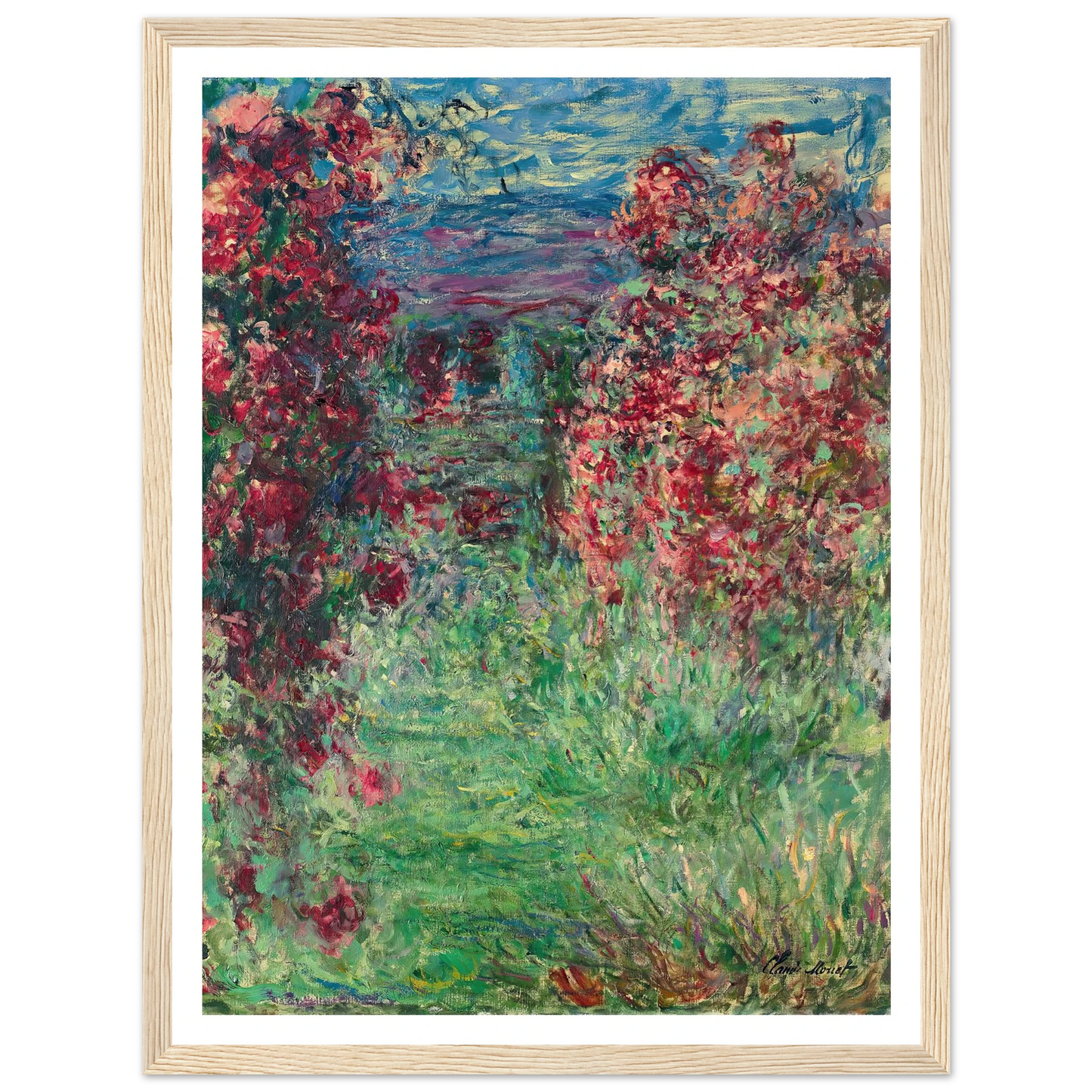 La maison dans les roses (1925) Art Print | Claude Monet-Quipham Collections