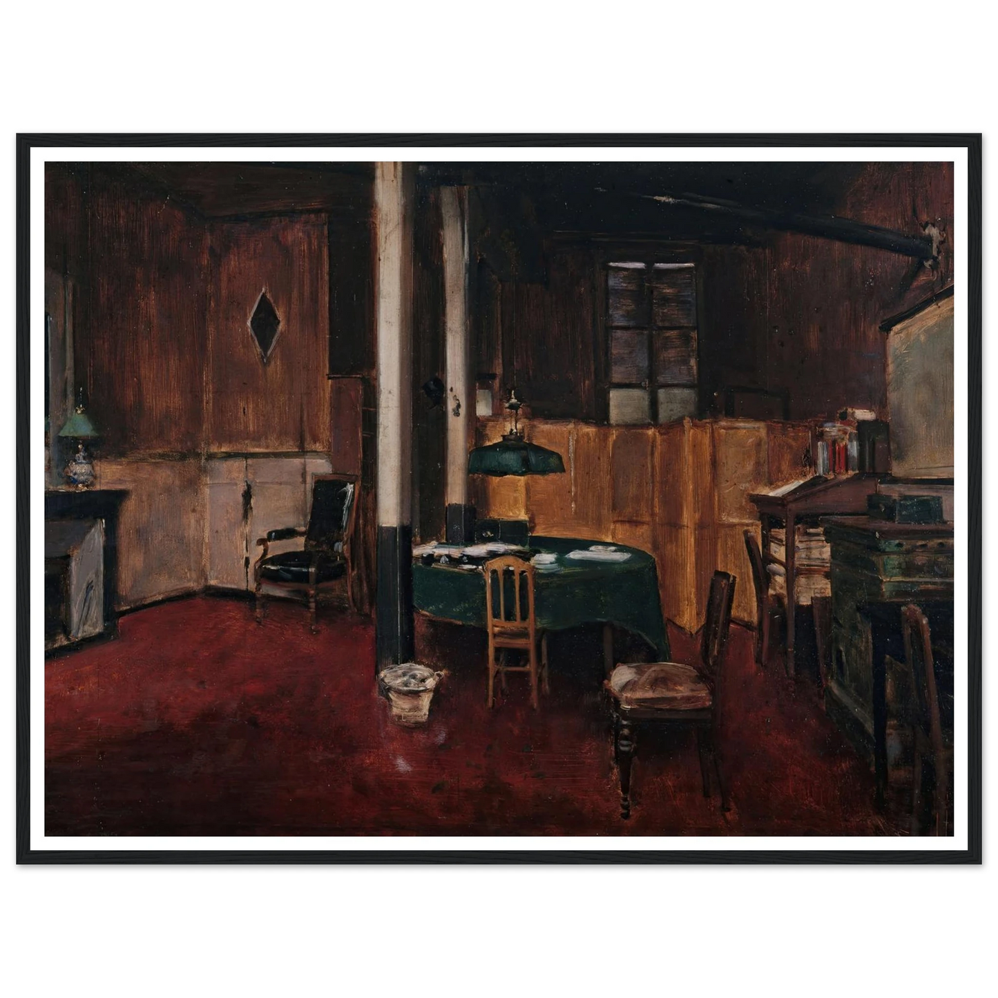 La salle de rédaction du Journal des débats (1889) Art Print | Jean Beraud-Quipham Collections