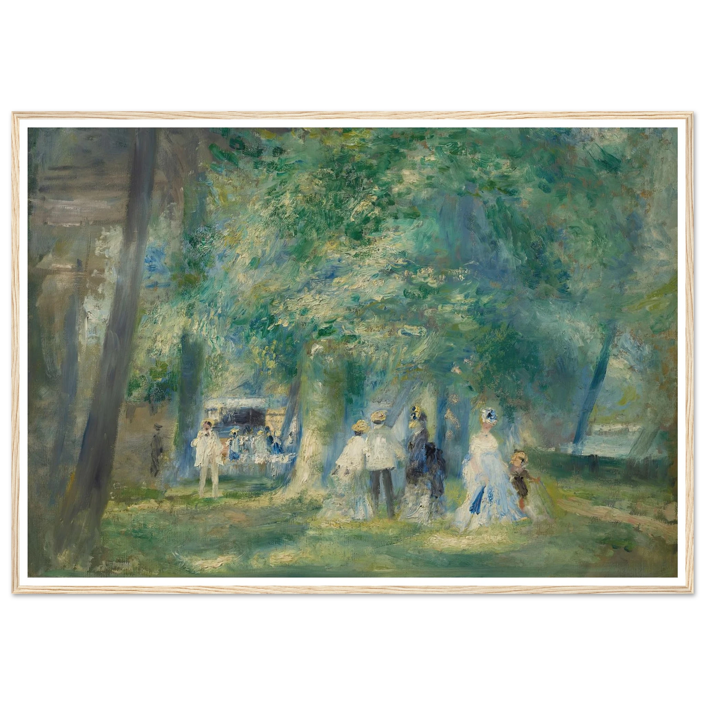 La fête à Saint-Cloud (1871) Art Print | Pierre Auguste Renoir-Quipham Collections