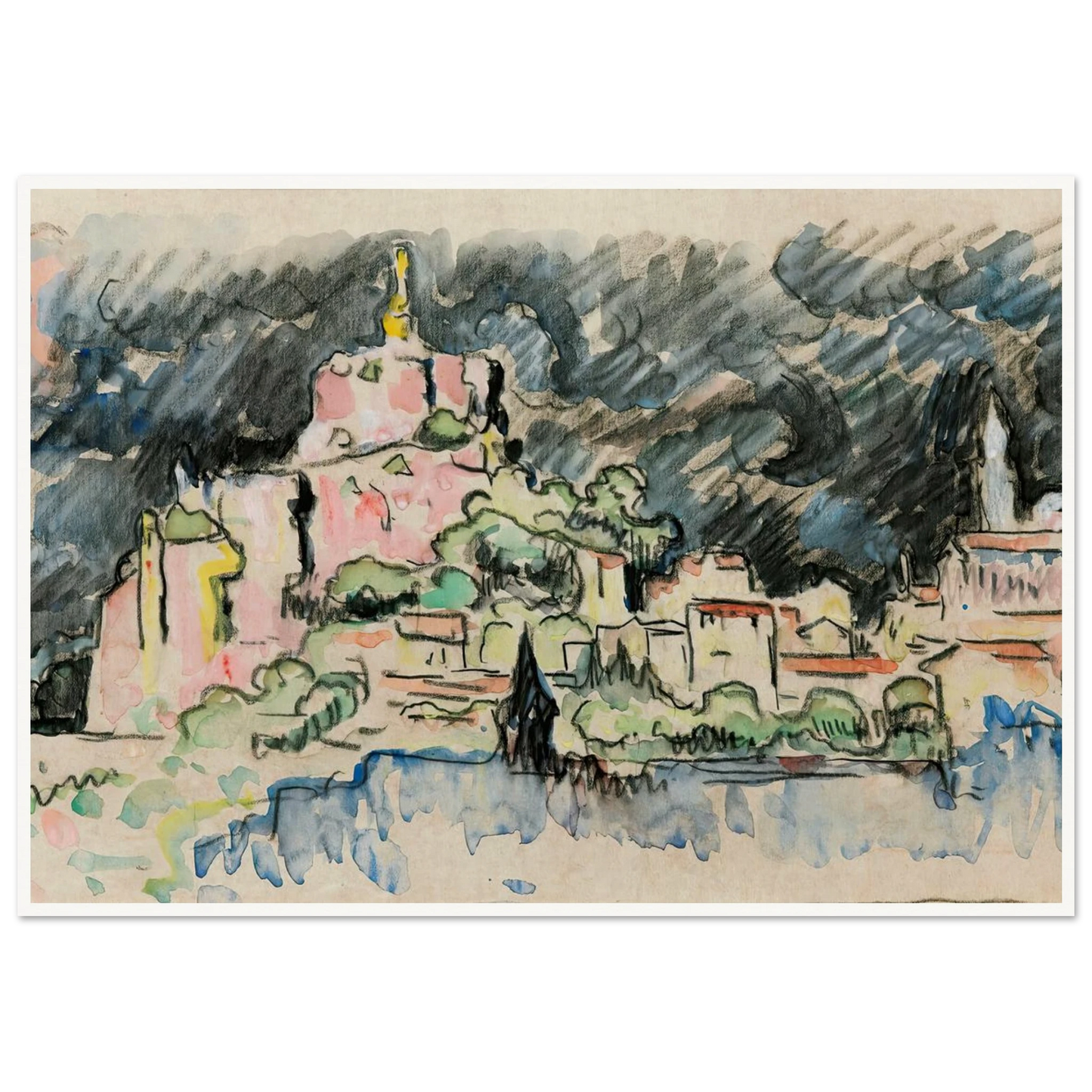 Le Puy-En-Velay, Ciel D’orage Art Print | Paul Signac-Quipham Collections