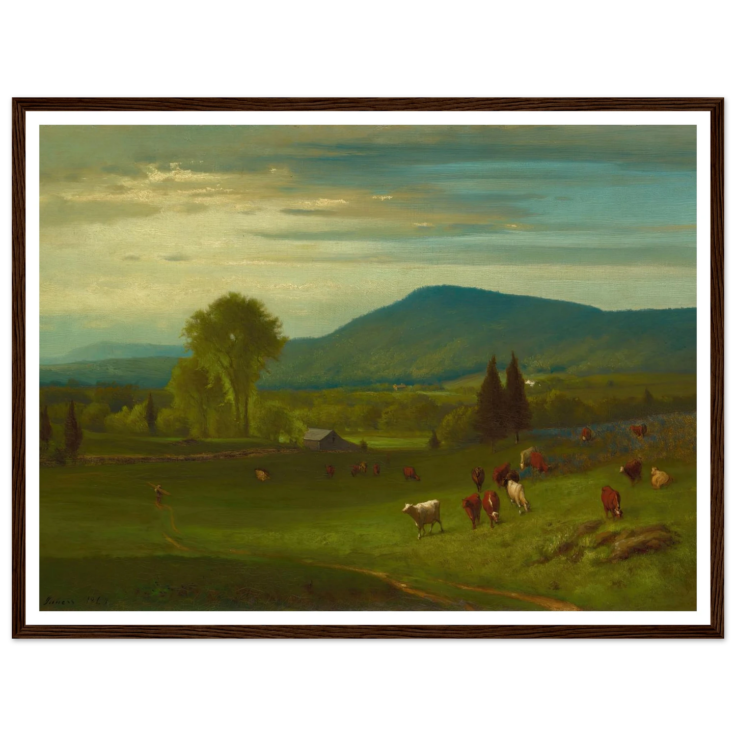 Summer in the Catskills (1867) Art Print | George Inness-Quipham Collections