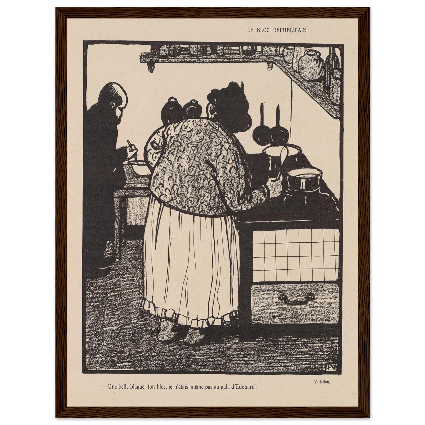 22 mai 1903 Art Print | Felix Vallotton-Quipham Collections