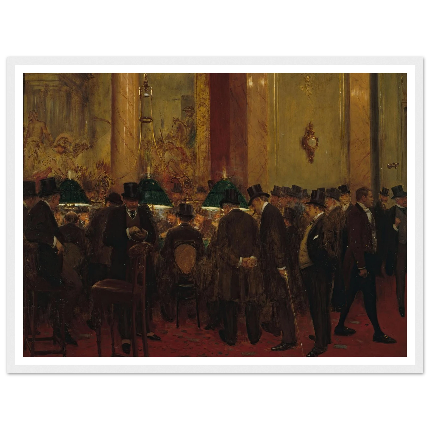 Au cercle (1908) Art Print | Jean Beraud-Quipham Collections
