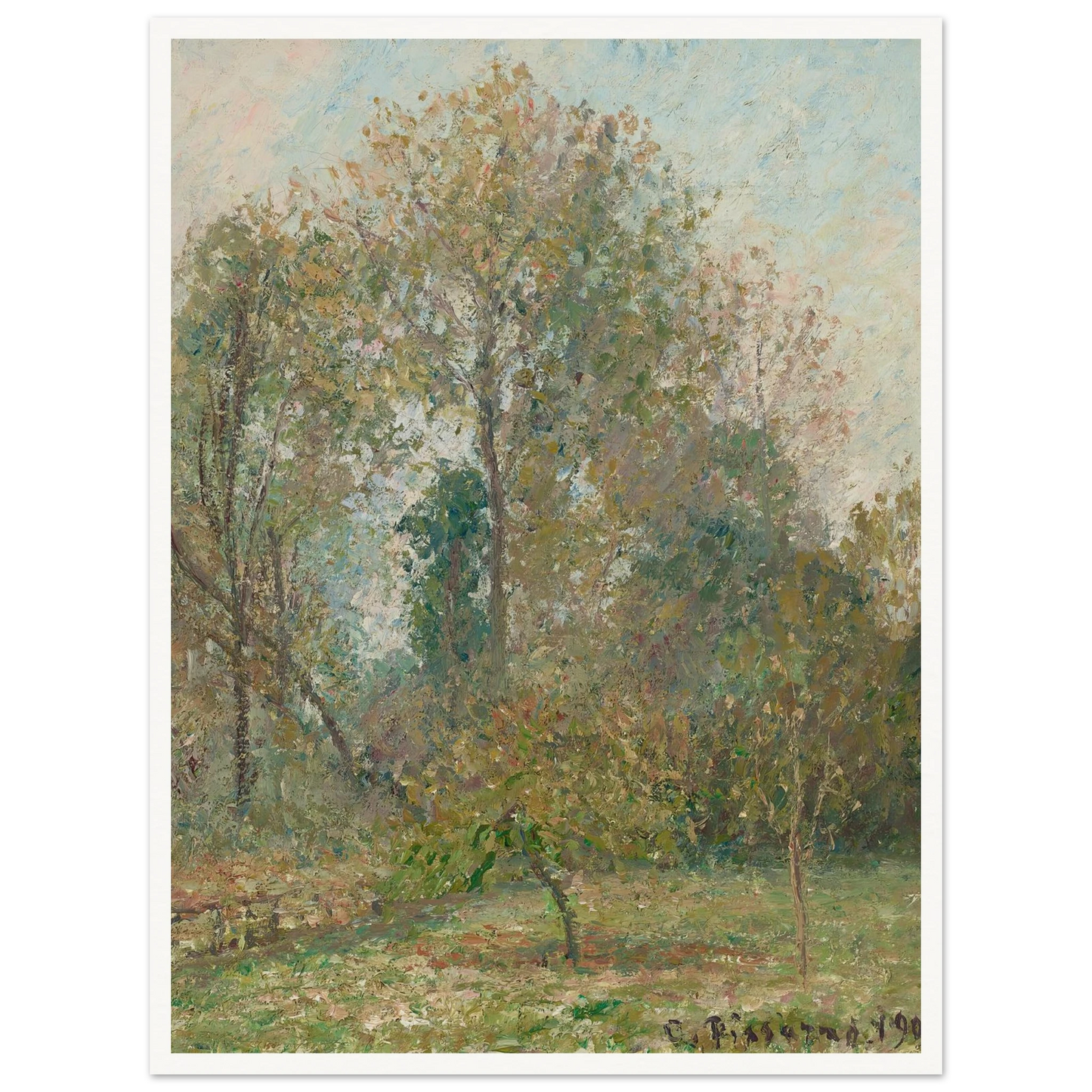 Gelée blanche à Eragny (1902) Art Print | Camille Pissarro-Quipham Collections