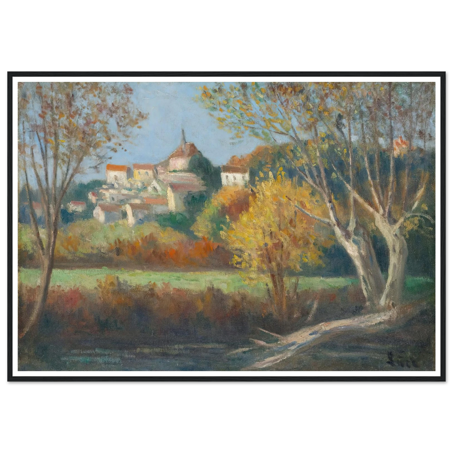 Rolleboise, Le Village Art Print | Maximilien Luce-Quipham Collections