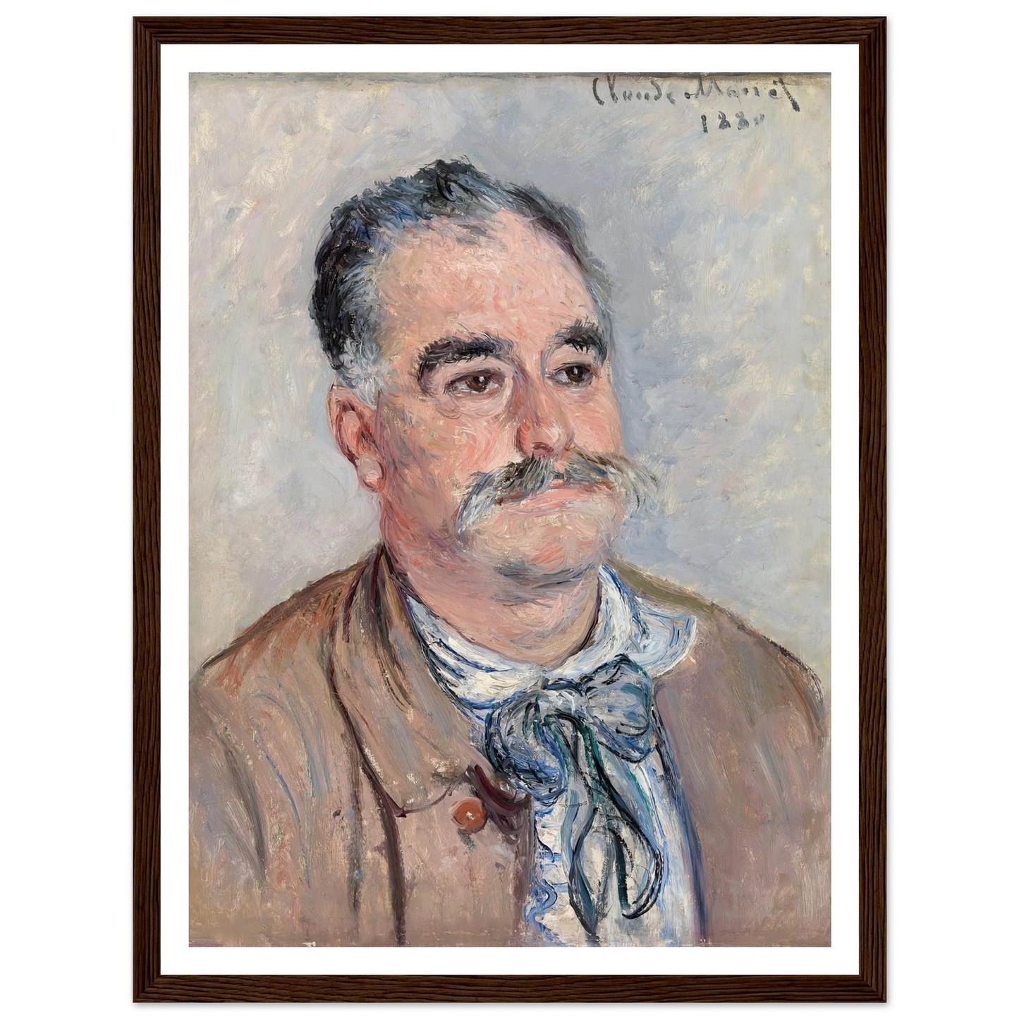 Monsieur Coqueret (Father) (1880) Art Print | Claude Monet-Quipham Collections