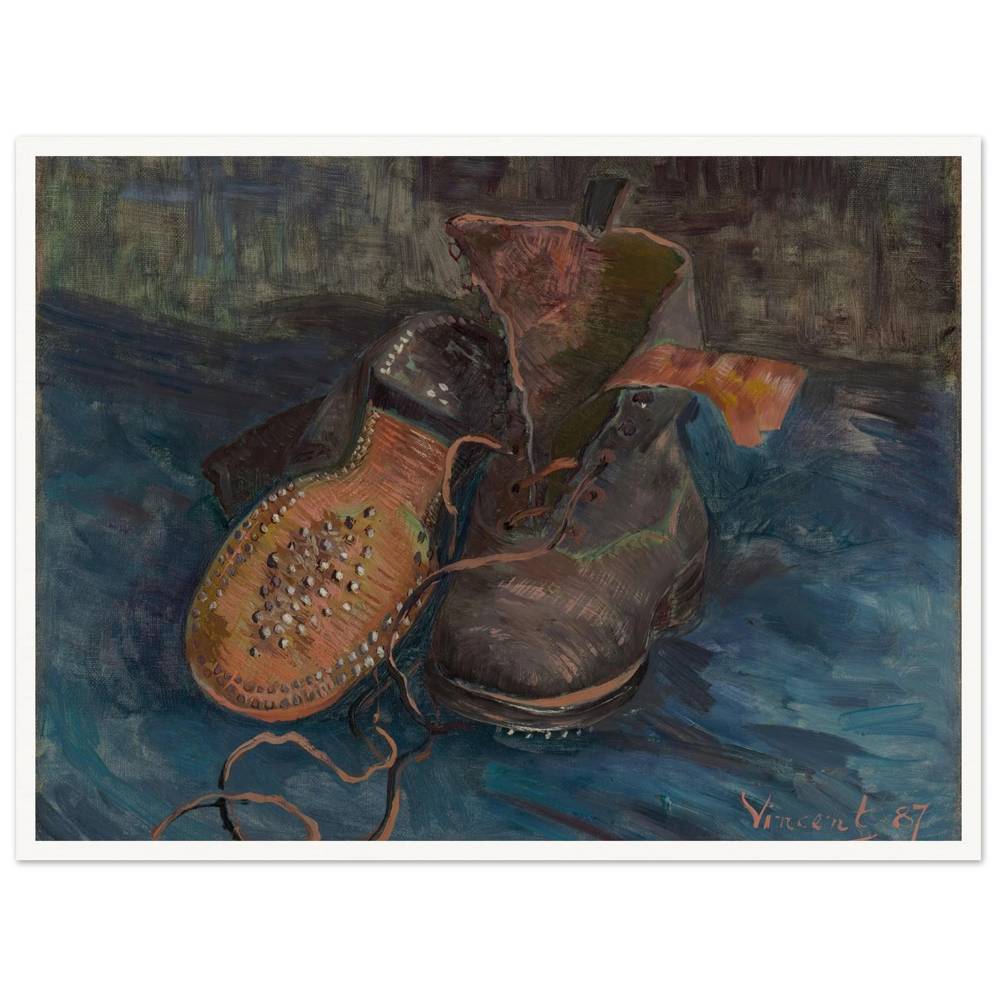 A Pair of Boots (1887) Art Print | Vincent van Gogh-Quipham Collections