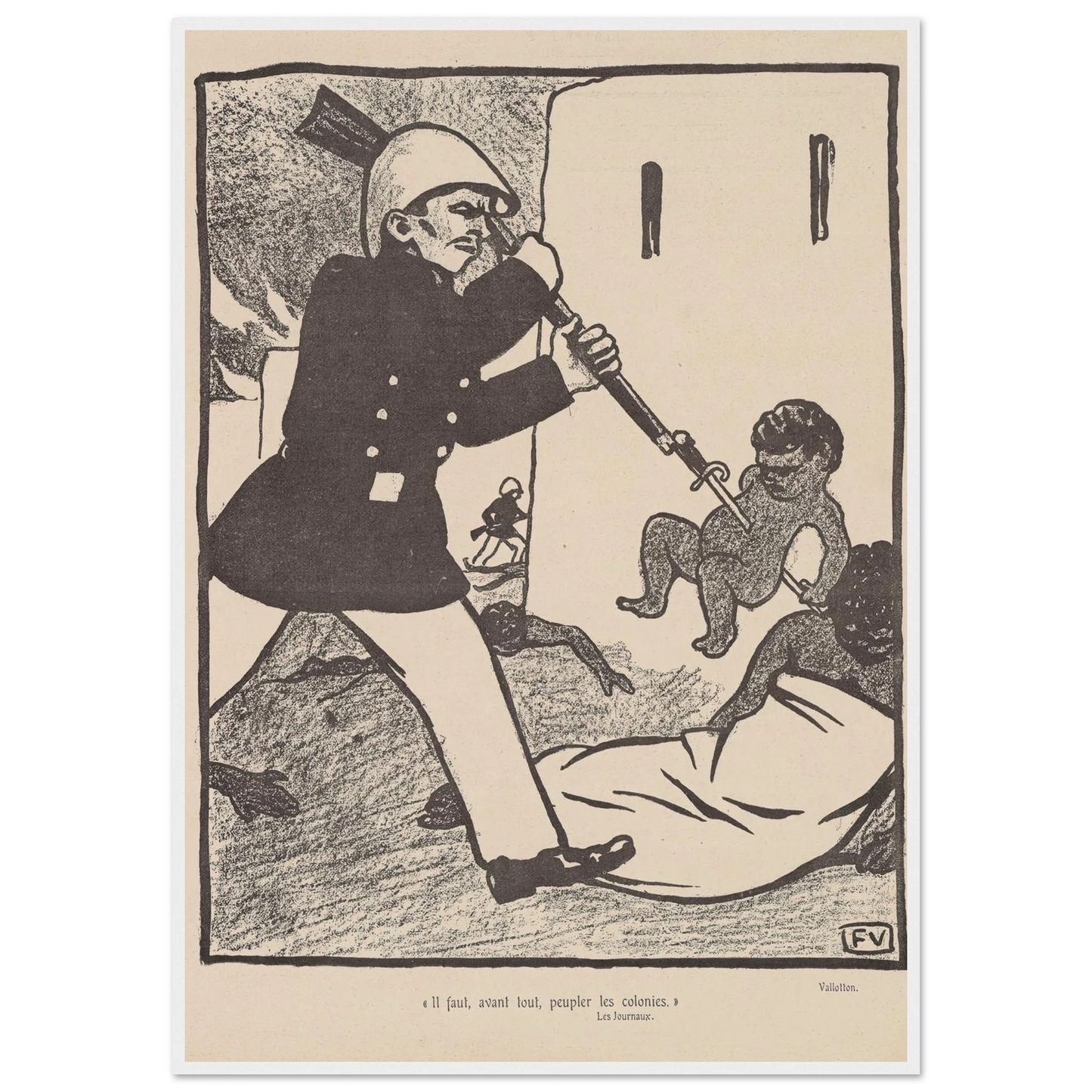 11 juillet 1903 Art Print | Felix Vallotton-Quipham Collections