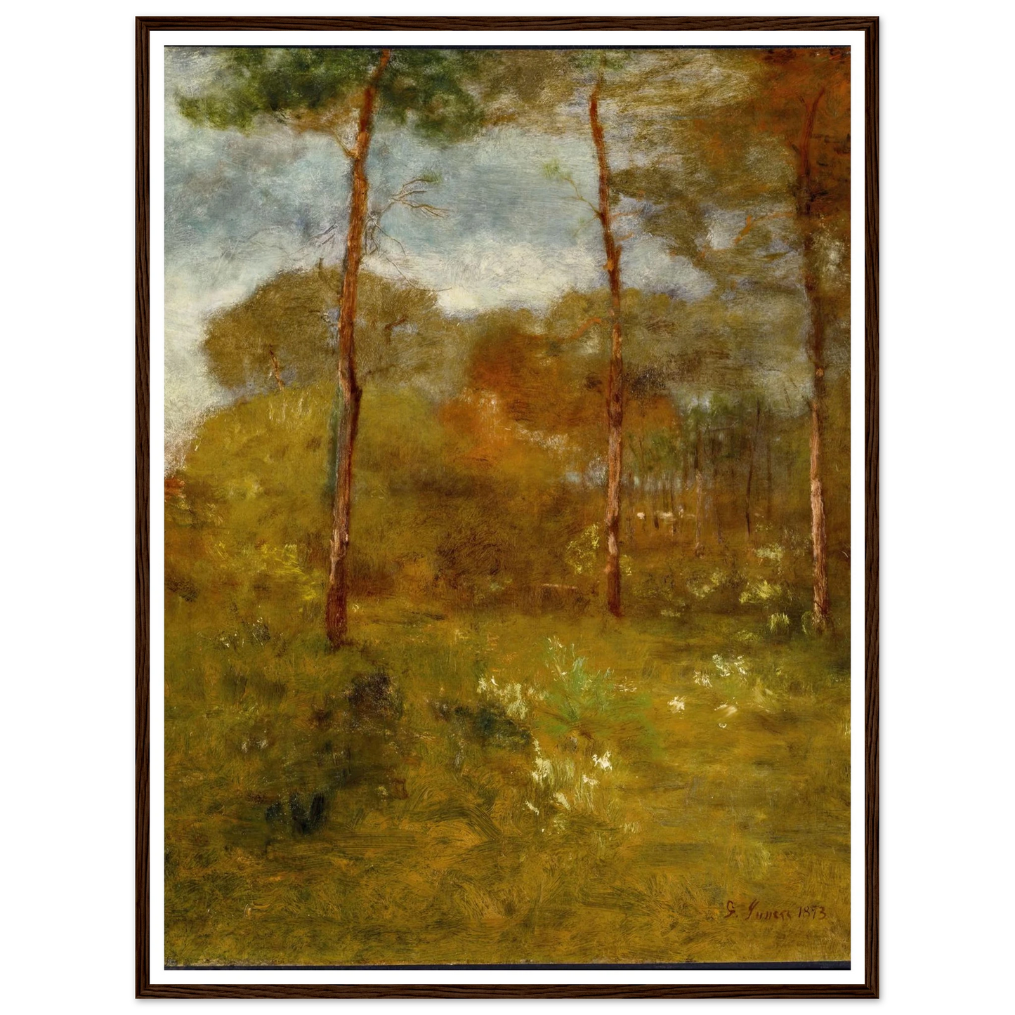Orange Road, Tarpon Springs (1893) Art Print | George Inness-Quipham Collections