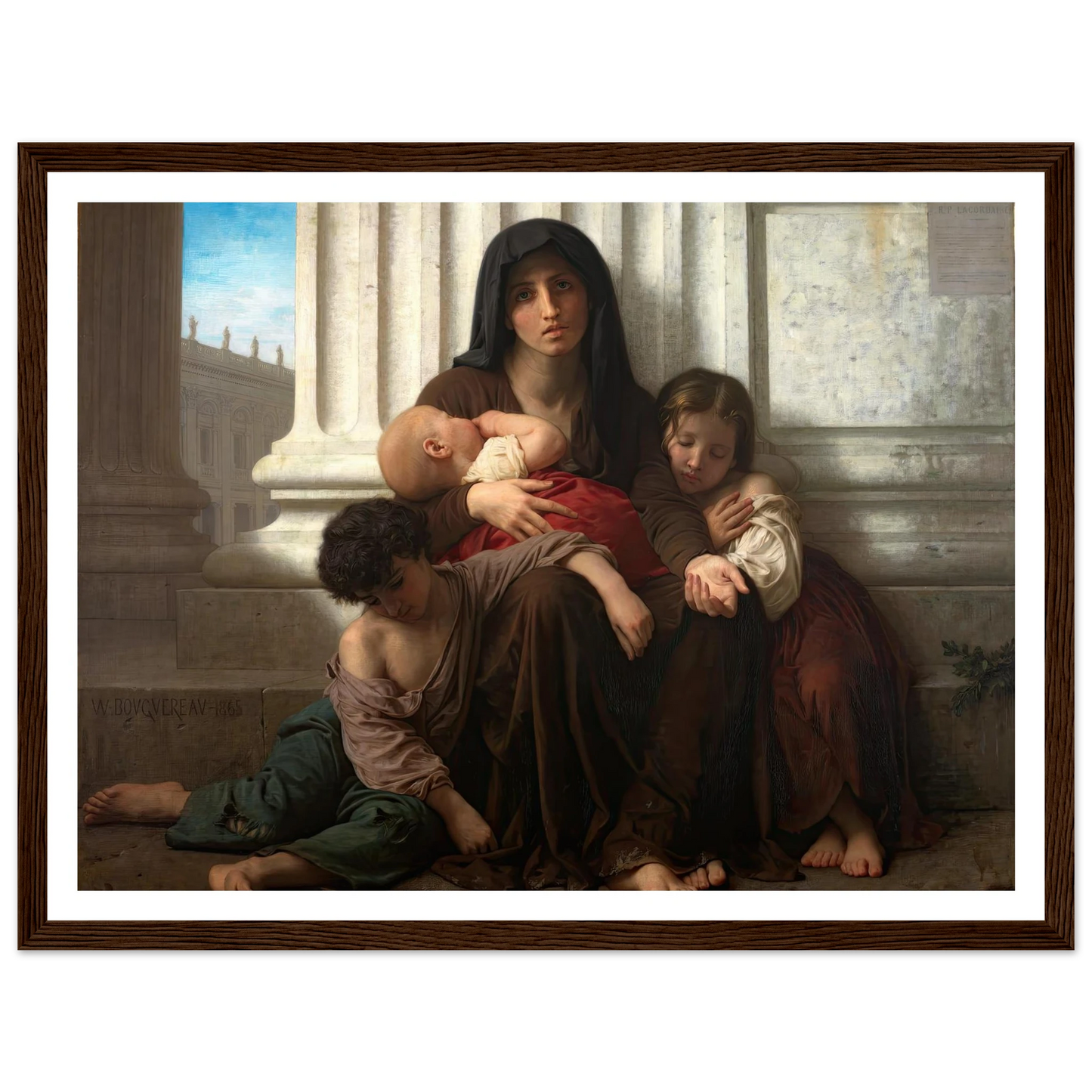 Charity (1865) Art Print | William Bouguereau-Quipham Collections