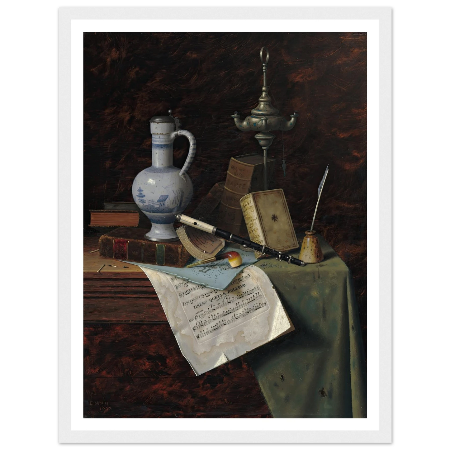 My Gems (1888) Art Print | William Michael Harnett-Quipham Collections