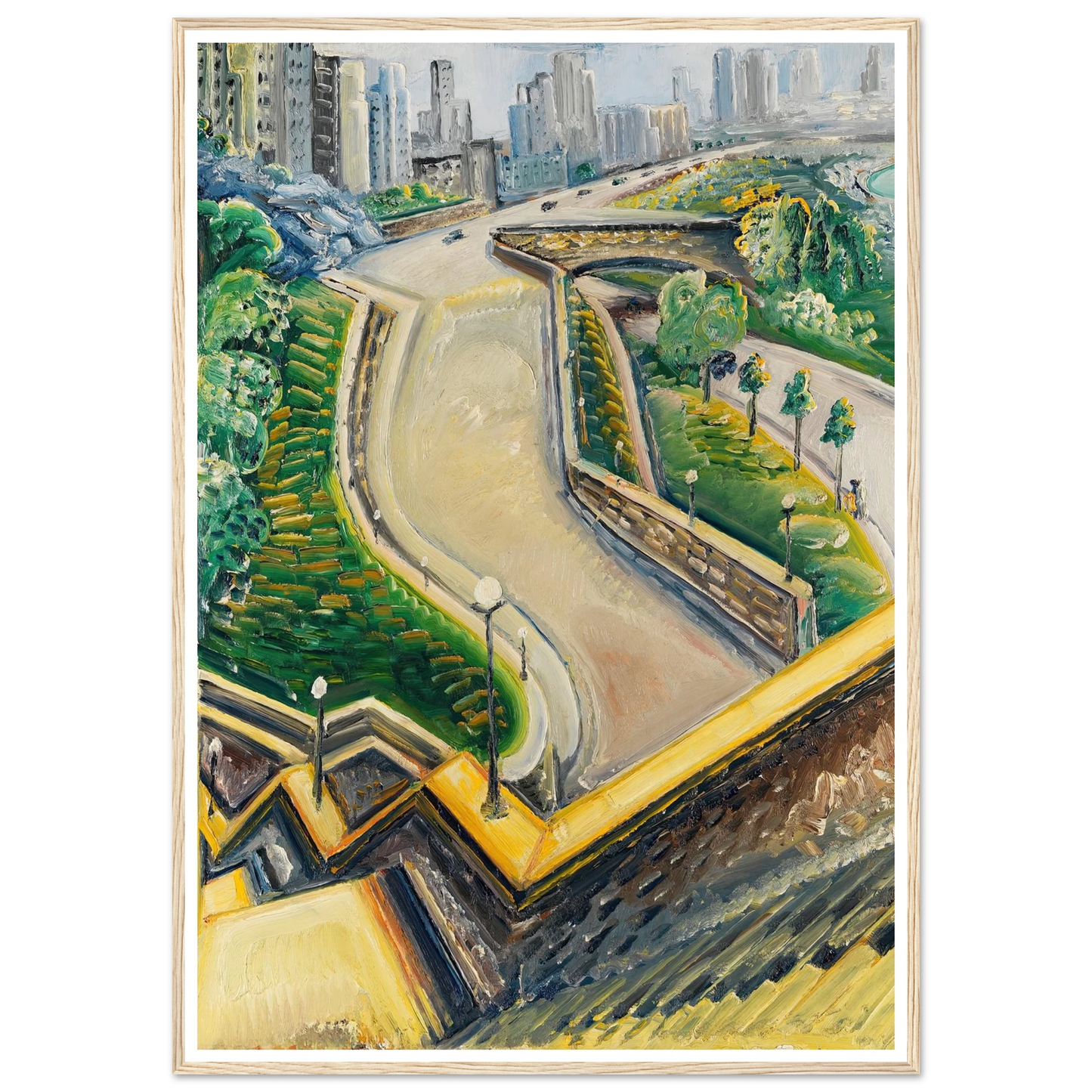 New York Riverside Drive (1934) Art Print | Paul Kleinschmidt-Quipham Collections