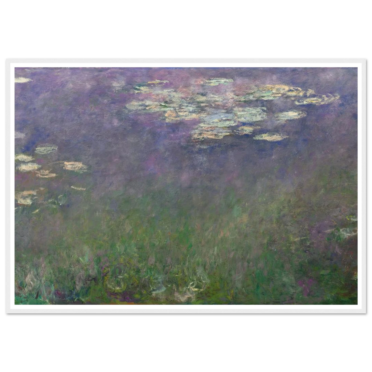 Water Lilies (Agapanthus) (c. 1915–26) Art Print | Claude Monet-Quipham Collections