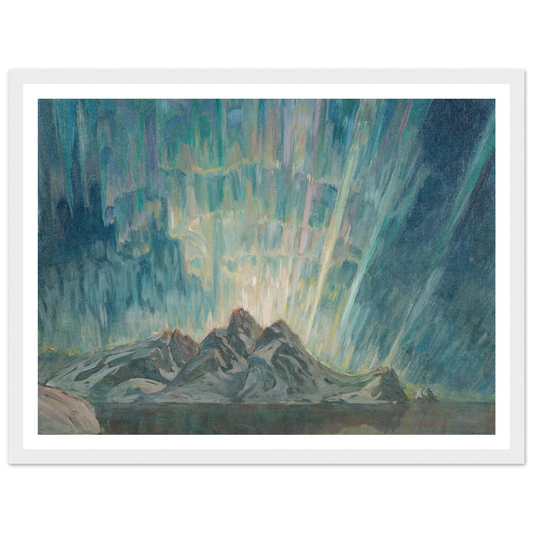 Northern Lights.Study from North Norway Art Print | Anna Boberg-Quipham Collections