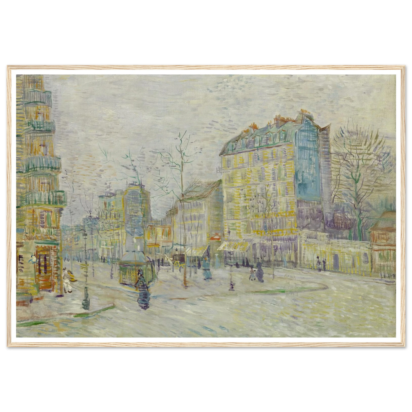 Boulevard de Clichy (1887) Art Print | Vincent van Gogh-Quipham Collections