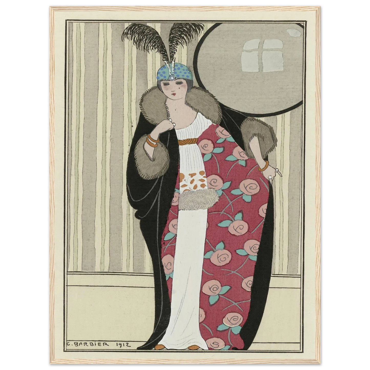 Journal des Dames et des Modes; the Fashion Illustrators (1912) Art Print | George Barbier-Quipham Collections