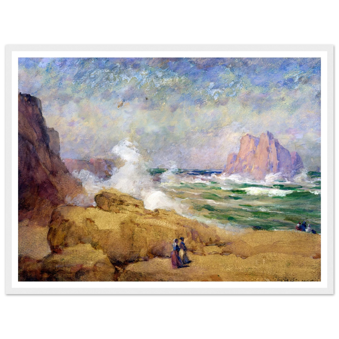 On The Coast Of California Art Print | William Henry Holmes-Quipham Collections