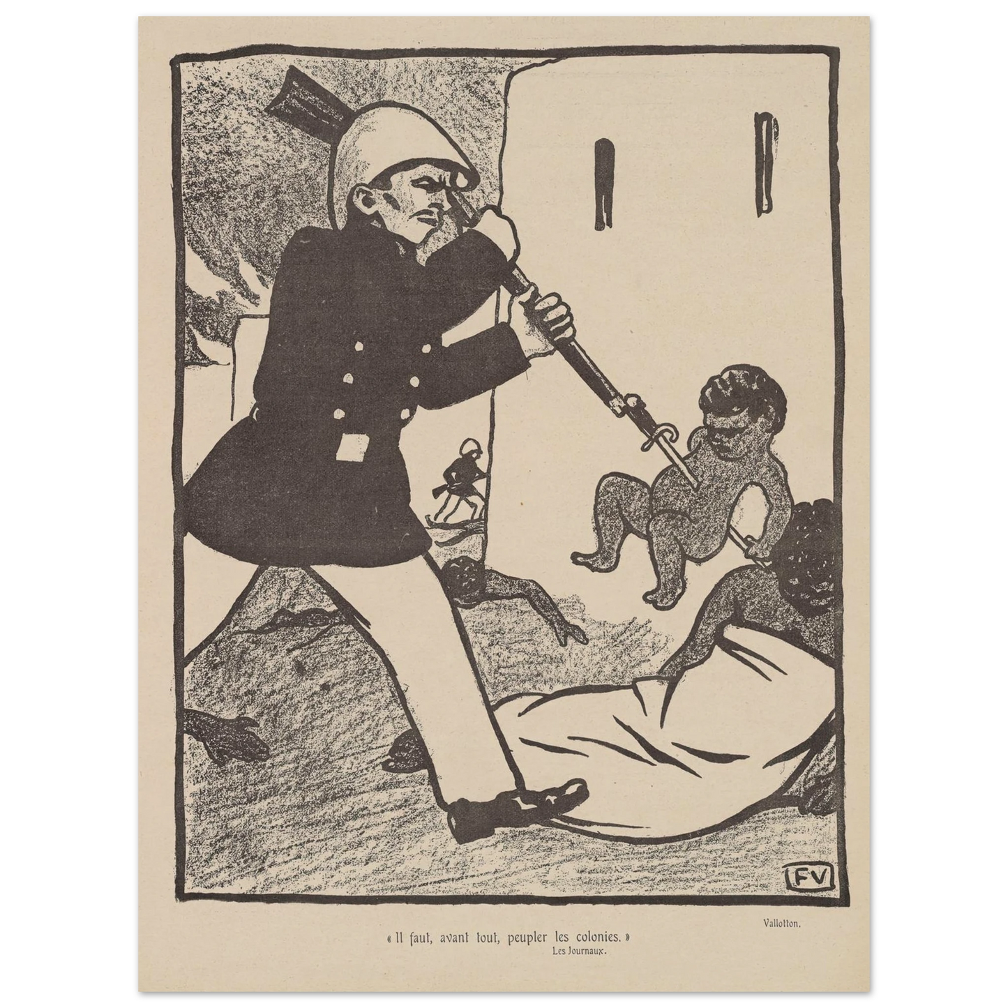 11 juillet 1903 Art Print | Felix Vallotton-Quipham Collections