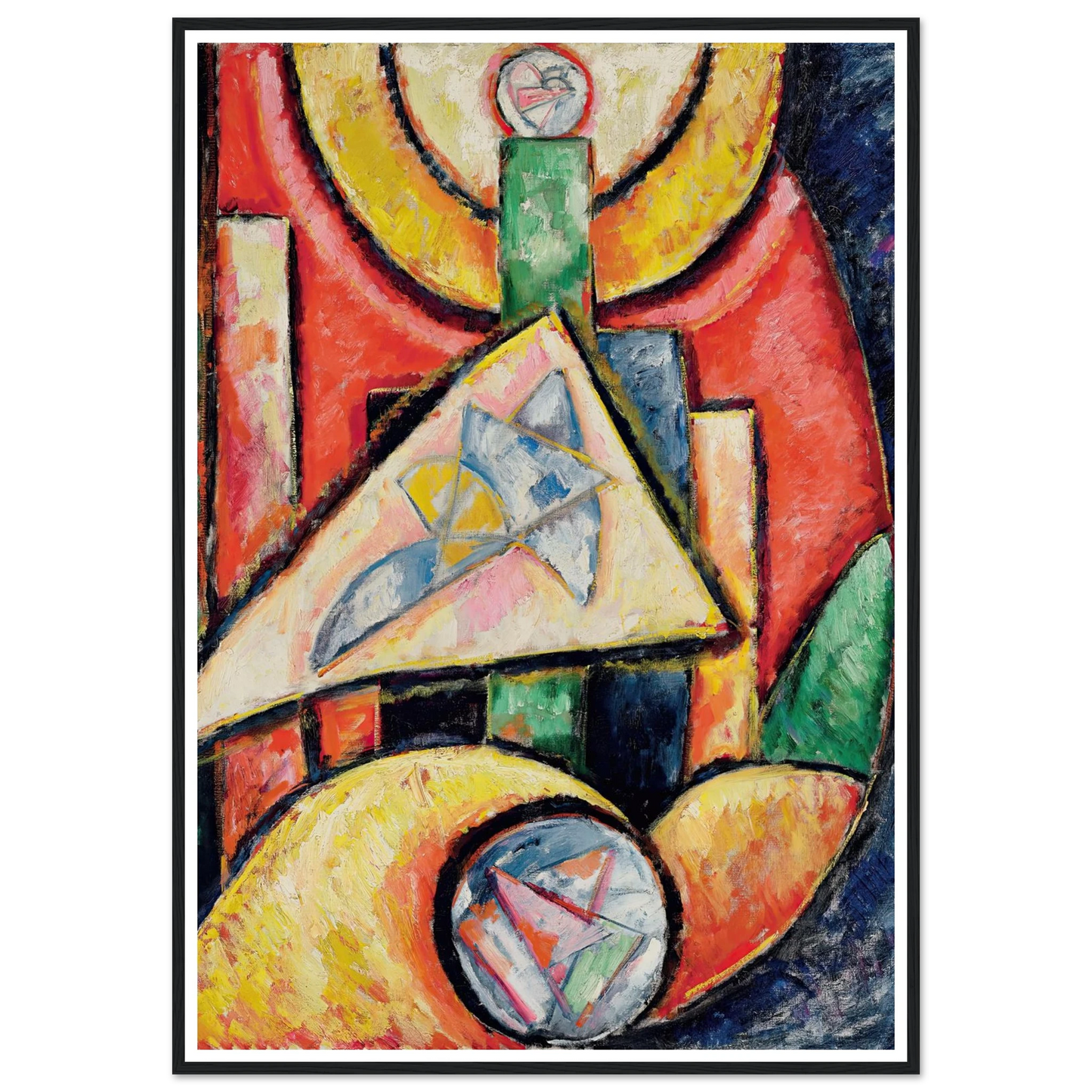 Abstraction (1912-13) Art Print | Marsden Hartley-Quipham Collections